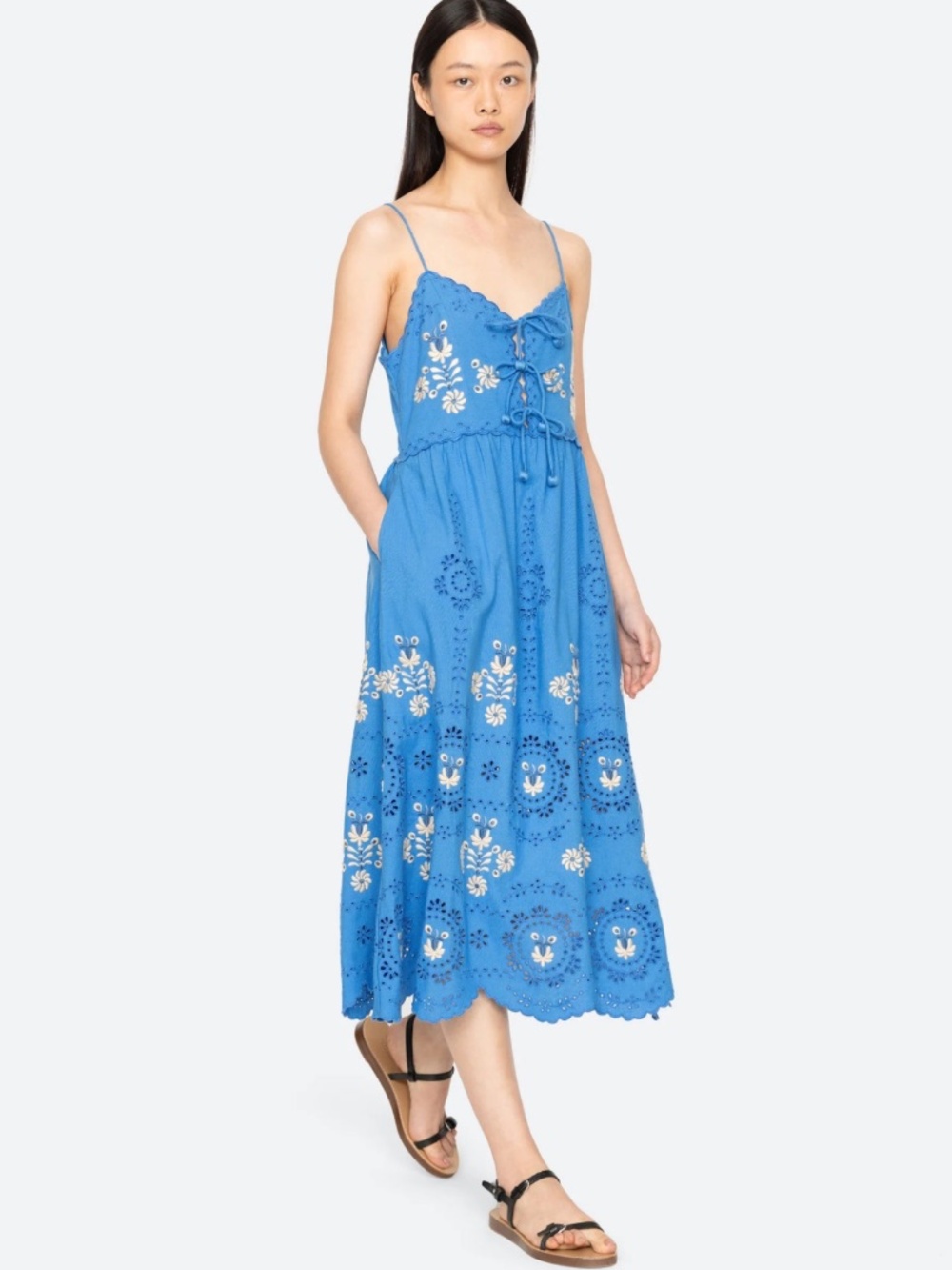 Catharina Slip Dress ~ Blue